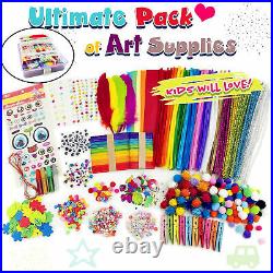 1000pcs Art Supplies for Kids Supplies Arts Set Christmas Crafts Folding Box