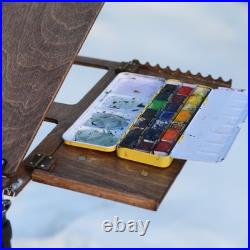 11x14 Watercolor Field Easel Folding Palette Board Travel Easel