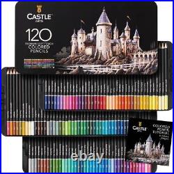 120 Colored Pencils Set Quality Soft Core Colored Leads for Adult Artists, Pro