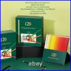 120pcs Colored Pencils for Adult Coloring Books, Delicate Wood Professional O