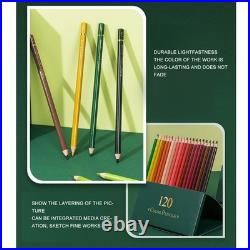 120pcs Colored Pencils for Adult Coloring Books, Delicate Wood Professional O