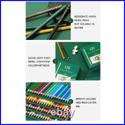 120pcs Colored Pencils for Adult Coloring Books, Delicate Wood Professional O