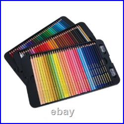 124 Colored Pencils Box Set Master Art Drawing Coloring Artist Painting Book