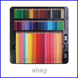 124 Colored Pencils Box Set Master Art Drawing Coloring Artist Painting Book