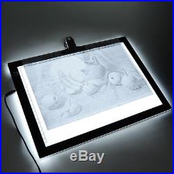 14 LED Artist Stencil Board Tattoo Drawing Tracing Table Display Light Box Pad