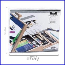 152 Piece Art Drawing Set Premium Easel Supplies Kids Adults Sketching Drawing