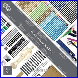 152 Piece Art Drawing Set Premium Easel Supplies Kids Adults Sketching Drawing 152 Piece Art Drawing Set Premium Easel Supplies Kids Adults Sketching Drawing
