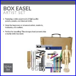 152 Piece Art Drawing Set Premium Easel Supplies Kids Adults Sketching Drawing
