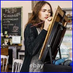 152 pc Wooden Easel Painting & Drawing Mixed Media Art Set Acrylic &