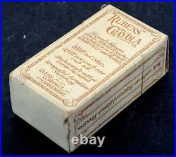 1903 Antique RARE! No. 24 RUBENS CRAYOLA Binney & Smith ARTISTS CRAYONS in Box