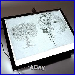 19 LED Artist Stencil Board Tattoo Drawing Tracing Table Display Light Box Pad