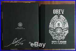 2009 Fairey Obey Supply & Demand Book Signed with Poster & Box 32/600 1st Edition