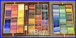 268 Colours pastel set Podolsk Artists Wooden box Pastels. Russian