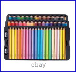 2X 124 Colors Master Art Colored Pencils Box Coloring Drawing Art Painting Long