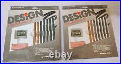 2 Pcs Vtg Nos Sanford Design Box Intermediate Drawing Sets 1997s