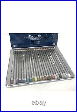 2 X Derwent Graphitint, 24- Watercolor Colored Graphite Pencils box