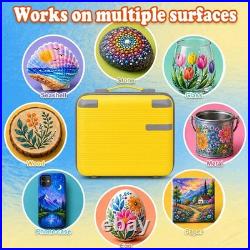 360 Colors Acrylic Paint Markers with a storage box, Soft Brush Tip Acrylic M