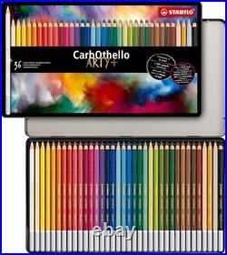 36-Color Chalk Pastel Pencils Set Watercolor Effects Artist Drawing Coloring