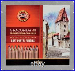 48-Piece Artist's Soft Pastel Pencil Set Erasable & Colorful Creativity