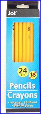 48 case of 24ct bulk pencils unsharpened