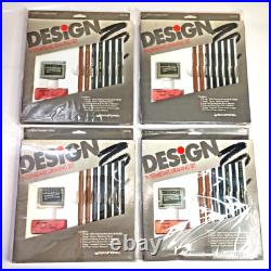 4 Sets Vtg Rare Nos Sanford Design Box Intermediate Drawing Pencils E Sets 1997s