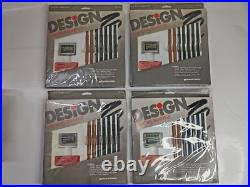 4 Sets Vtg Rare Nos Sanford Design Box Intermediate Drawing Pencils E Sets 1997s