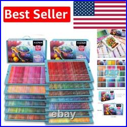 520-Color Deluxe Colored Pencil Set Perfect for Sketching, Blending & Shading
