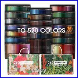 520 Oil Color Pencil Set 1 Box Drawing Coloring Pen Pastille School Art Supplies