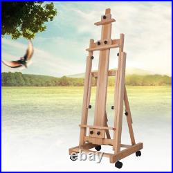 56 to 91 Adjustable Large Movable Artist Studio Easel Wooden Art Stand H-Frame