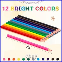 576 Count Colored Pencils Bulk, 12 Assorted Colors, Pre-sharpened Coloring Pe
