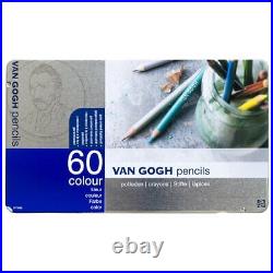 60 Color Pencil Set Van Gogh (Metal Cased) (Japan Import)