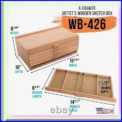 6-Drawer Creative Caddy for Art Supplies