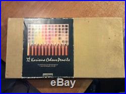 72 All Different Used Karisma Colour Pencils in a Karisma box