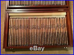 72 All New & All Different Karisma Pencils in Wooden Mahogany Box Perfection