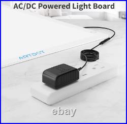 A1 Large LED Light Pad for Diamond Painting AC Powered Light Board Kit Adjustabl