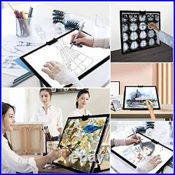 A3 Light Pad Elice Tracing Light Box 3 Colors Mode Stepless Dimmable and 6 Le