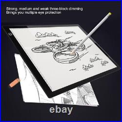 A3 USB LED Artist Stencil Board Light Box Tracing Drawing Board Pad Table NEW
