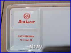 ANKER watercolor set Made in Germany tin box, vintage lighty used