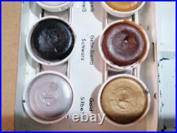 ANKER watercolor set Made in Germany tin box, vintage lighty used
