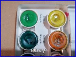 ANKER watercolor set Made in Germany tin box, vintage lighty used