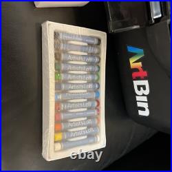 ARTBIN 2 TRAY ART & HOBBY SUPPLY STORAGE BOX Black With Paint