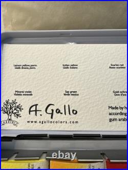 A Gallo Classic Full Pan Palette With Brush, New