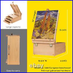 Acrylic Painting Set with Easel 44 Pcs Art Supplies Painting Kit with Tabletop