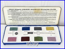 Amaco Ceramics Watercolors Semi-Moist Underglaze Decorating Colors 108 109 110