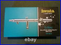 Anest Iwata eclipse hpbcs siphon feed airbrush open box display, full quality