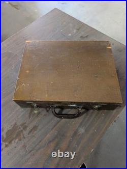 Antique 1950's Artist Paint Box with Multiple Compartments & Pallete