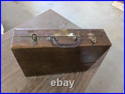 Antique 1950's Artist Paint Box with Multiple Compartments & Pallete