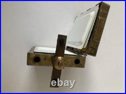 Antique Brass Metal Watercolour Paint Travel Field Box Palette RARE Vintage