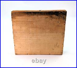 Antique Pastels Girault of France, 29 Colors in Original Wooden Box, VG Cond