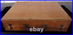 Antique Vintage M. Grumbacher Paint Palette Travel Box Dovetail Case 16 1/2x13x3